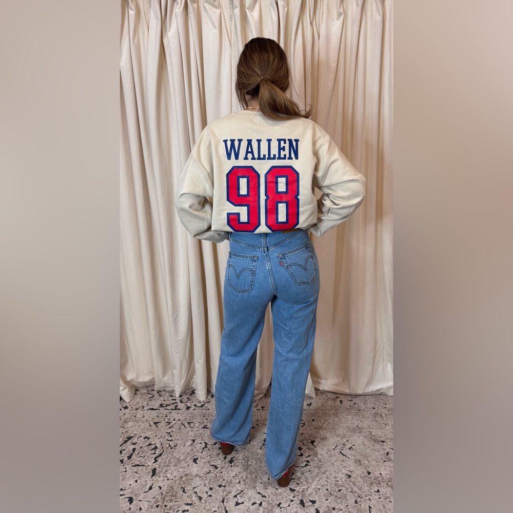 Beige crewneck Wallen 98’ MW NEW sweatshirt